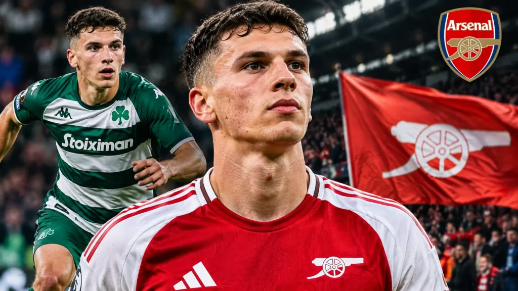 Who is Christos Tzolis - Arsenal FC Winger