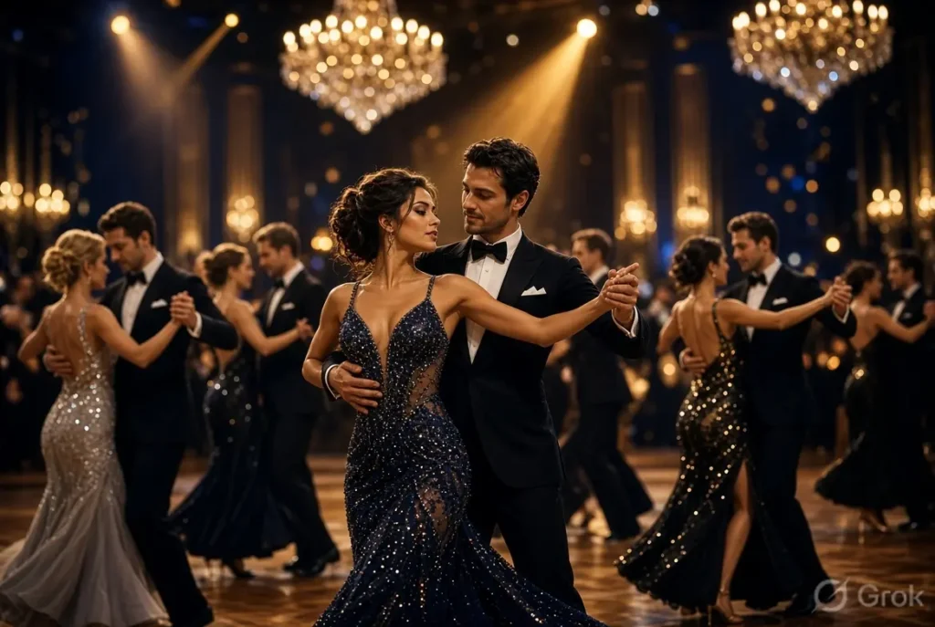 DWTS 2026 Cast celebrities and professional dancers performing on stage