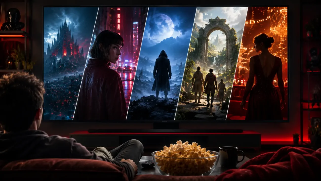 Banner featuring upcoming Netflix shows coming in 2026
