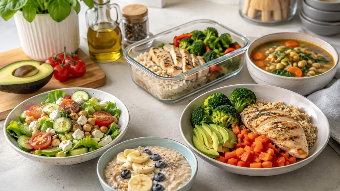 Easiest healthy meals to make at home prepared in bowls