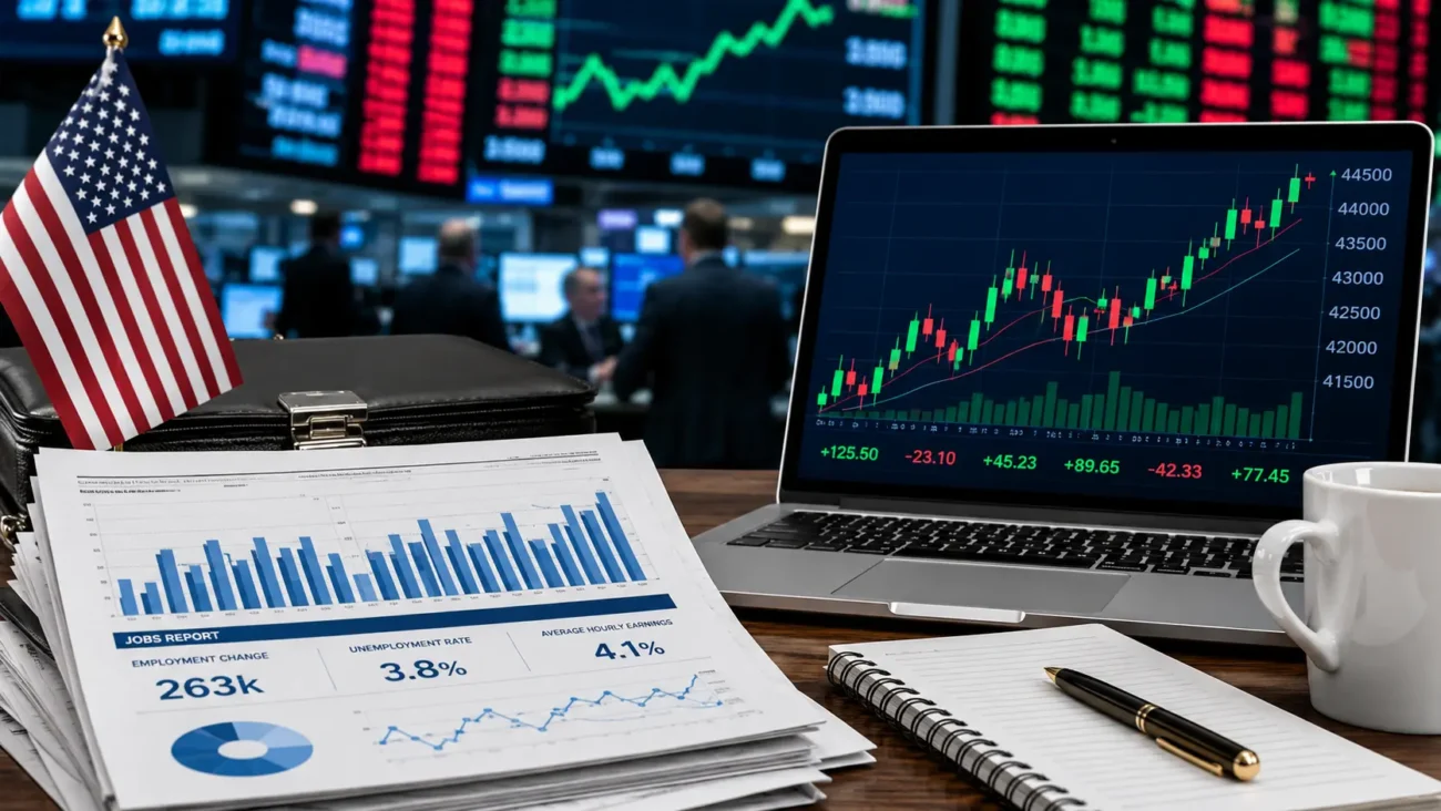 US jobs report stock market September 2026 impact analysis and trend charts