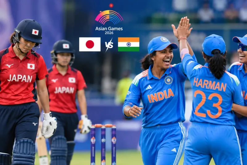 Japan vs India Women’s Cricket: Score, Highlights & Match Result (Asian Games 2026)