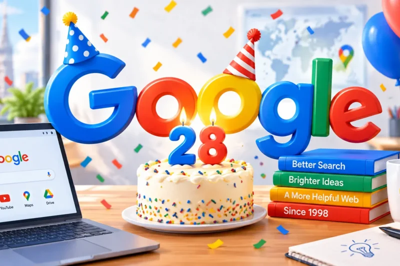 Why Is Google’s Birthday Trending? 28th Doodle Explained