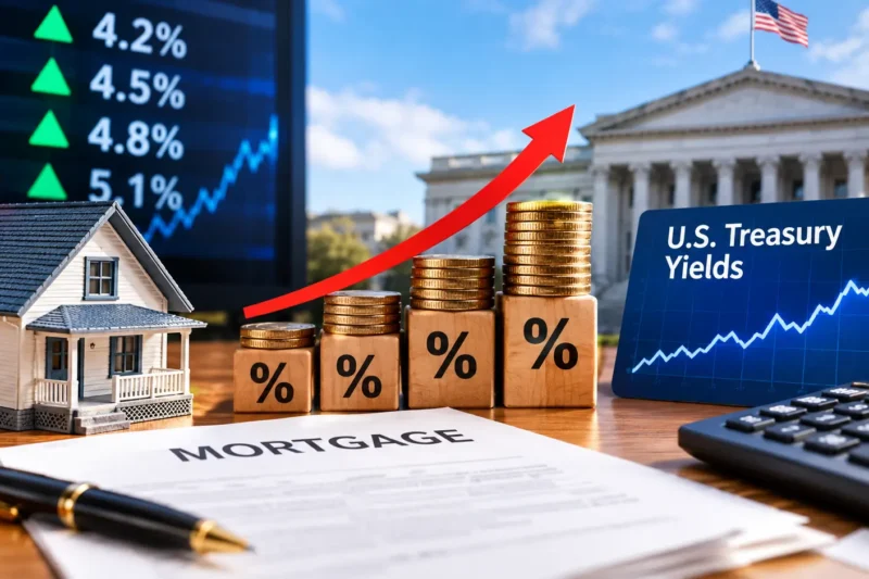 Why Are Mortgage Rates Rising as Treasury Yields Surge? (2026)